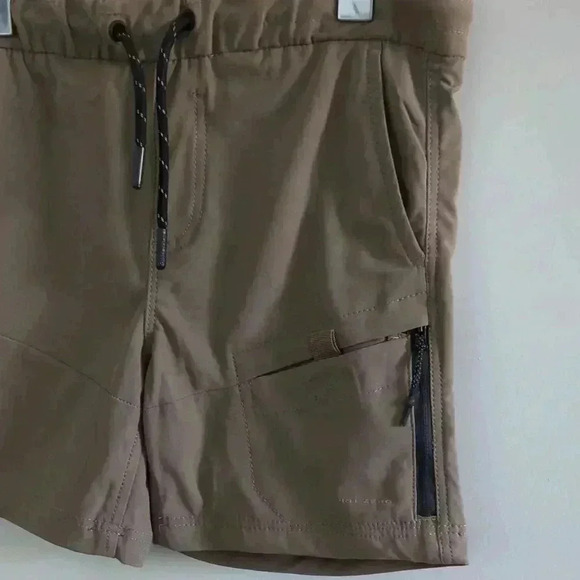 POINT ZERO | Boy's Greyish/Brown Super Flex Cargo Drawstring Waist Shorts - Picture 2 of 4